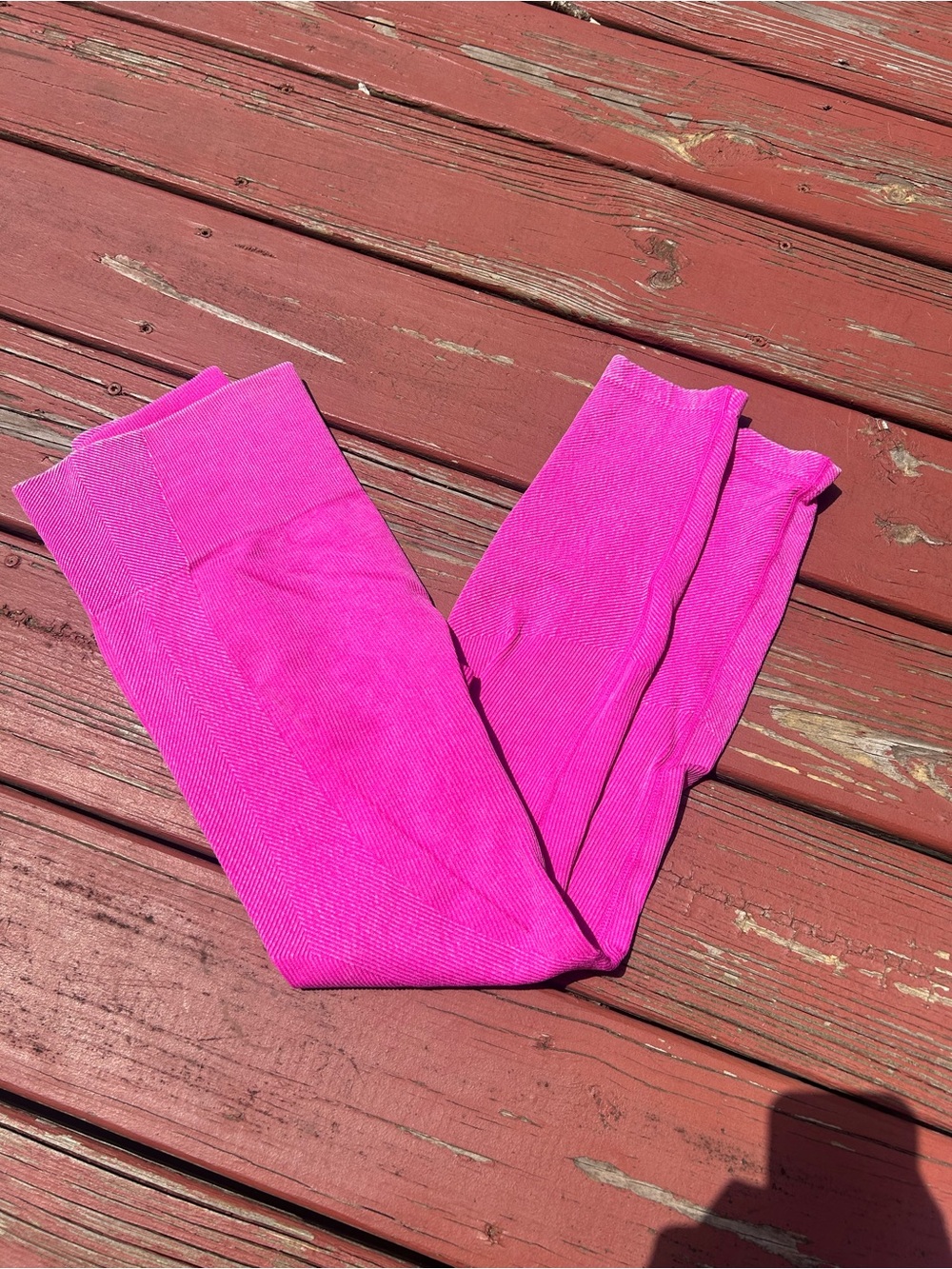 Bright Hot Pink Seamless Leggings